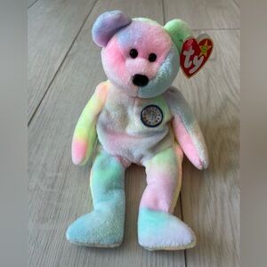 NWT Ty Beanie Babies B.B. Birthday Bear